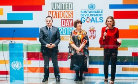 UN Serbia marks 74th anniversary