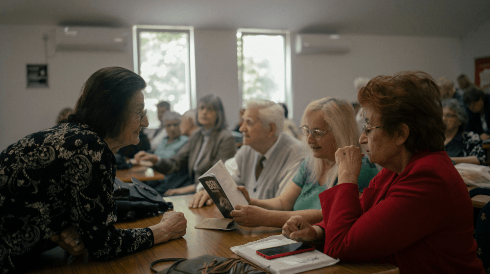 The Corner has a literary workshop every week, and a couple of members are published authors. Photo:  Vladimir Živojinović