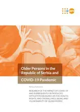 Older Persons in the Republic of Serbia and COVID19 pandemic